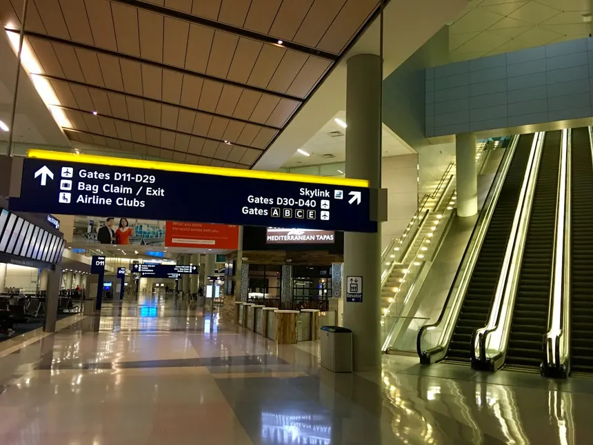 Dallas Fort Worth International Airport interior — DFW is a major transit hub for World Cup 2026 travelers connecting to US host cities